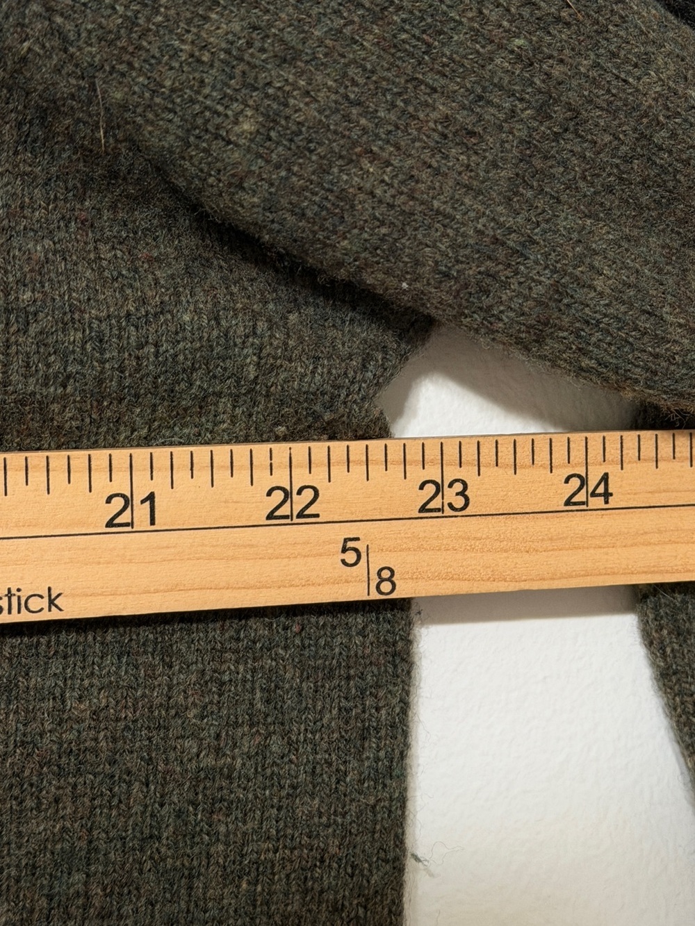 Ralph Lauren Oversized Vintage Wool Sweater Size Medium or Large Green - Picture 7 of 8